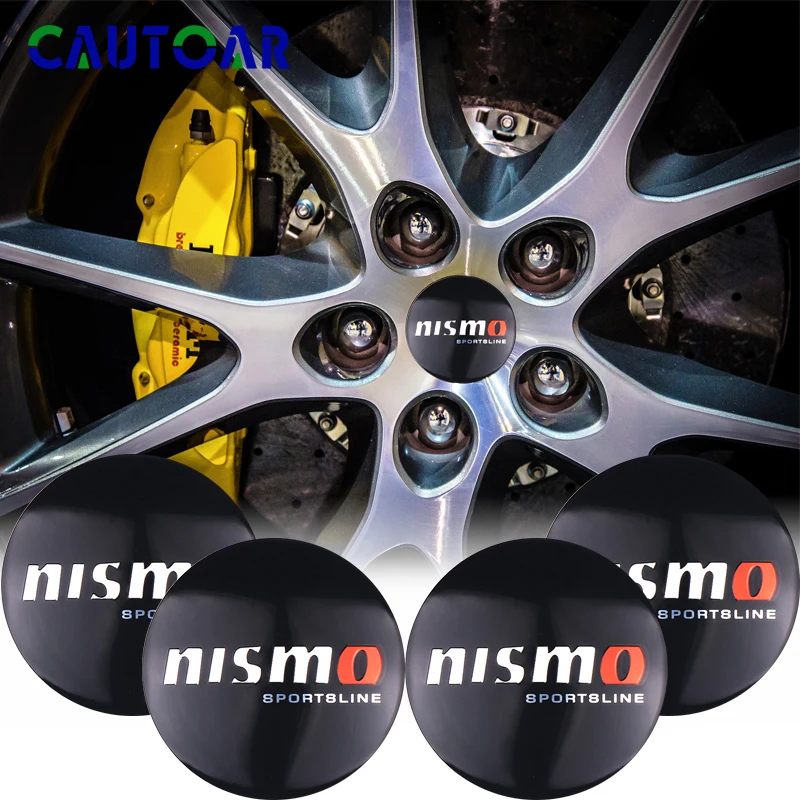 Car Wheel Center Hub Cap Logo Stickers Rim Cover Emblem Decal For Nissan X-trail GTR Nismo Qashqai Note Juke Sentra Patrol Micra