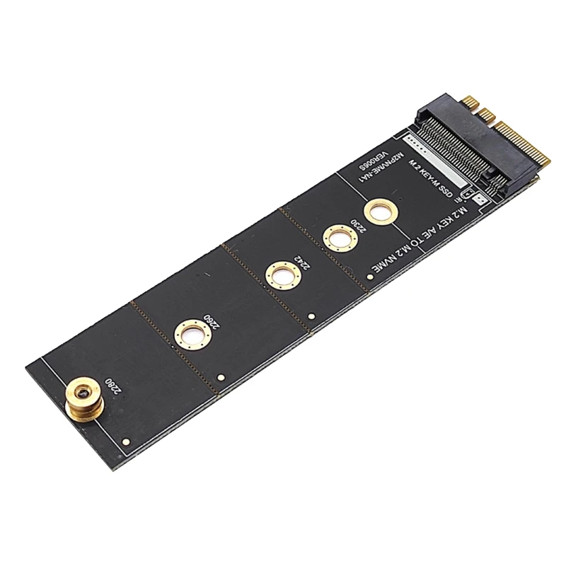 M2 for KEY A / E to M2 NVME Adapter Card M2 NVME to KEY-M Expansion Slot WIFI interface to for .2 SSD Drive Disk Conver M2 KEY