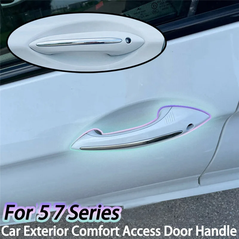 

A90Q-White Exterior Door Handle 51217231932 For BMW 5 6 7 Series F07 F10 F11 F06 F12 F13 F01 F02 F03 Front Left