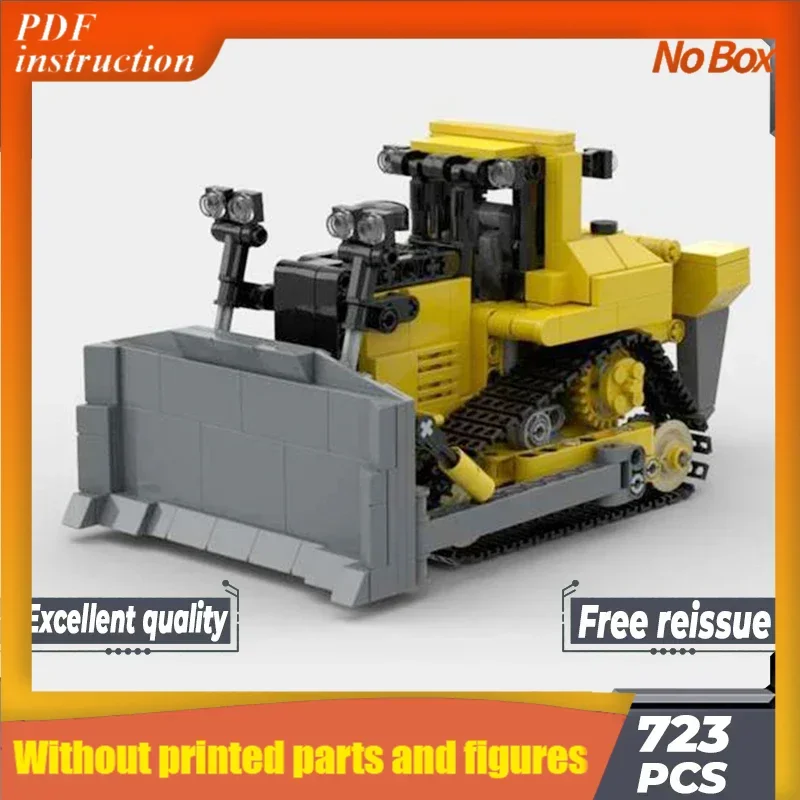 

City Car Model Moc Building Bricks Semi-trailer Dozer CAT D9 Technology Modular Blocks Gifts Toys DIY Sets AssemblyChristmas