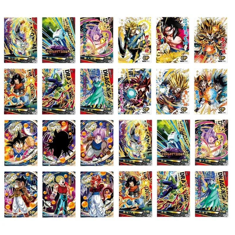 Anime Dragon-balls Son Goku Saiyan Vegeta Action Figure Trading Battle Booster Box Game Children Collection Card Gift Toy