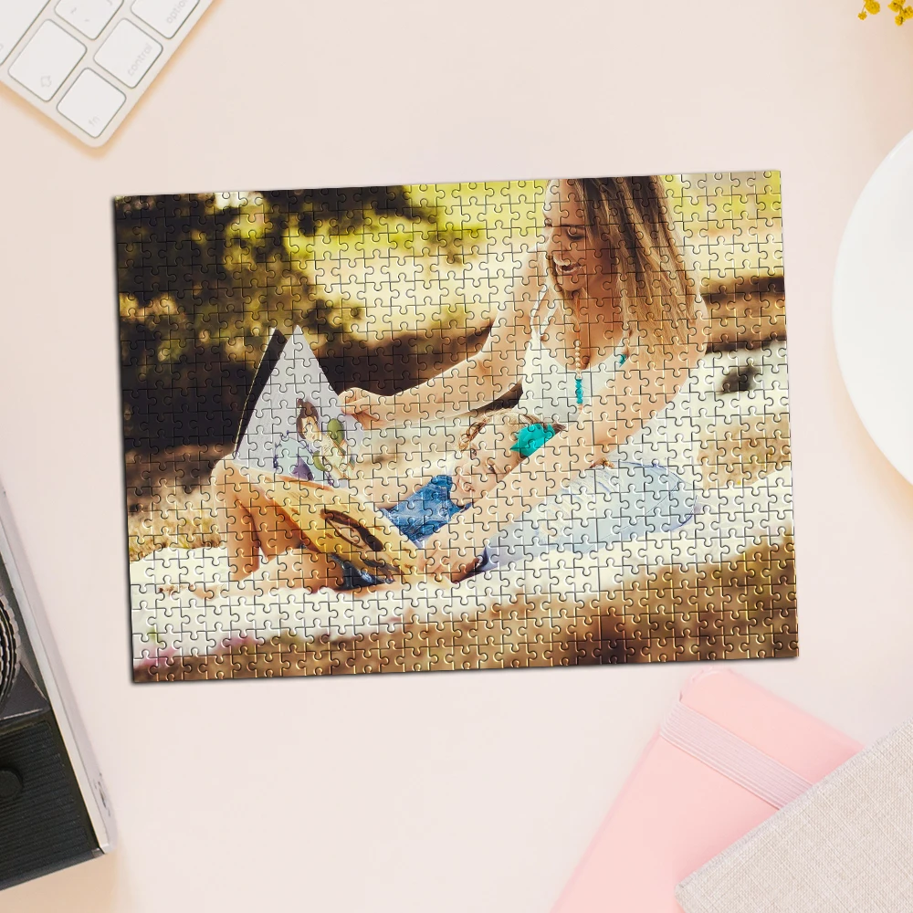 35/300/500/1000pcs Personalized Custom Photo Family Puzzle Custom Handmade Birthday Gift Personalized Gift Memento Celebration