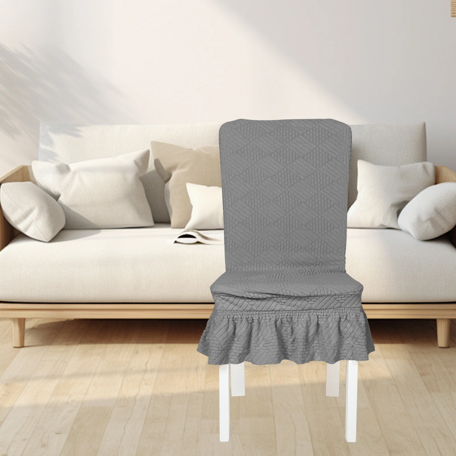 

Dining Room Chair Slipcovers Stretchable Seat Covers for Table Chairs Soft Waterproof Protector for Home Wedding Event