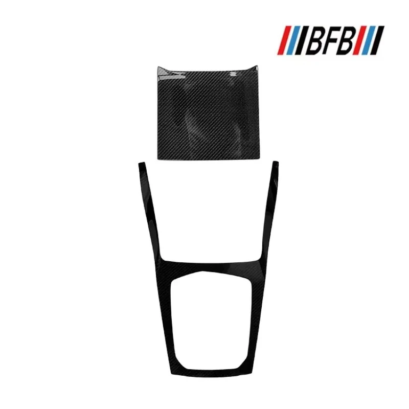 

For BMW New X6 G06 Real Dry Carbon Fiber 2018-2021 Central Control Gear Panel Gear Handle Frame Trim Interior Modification