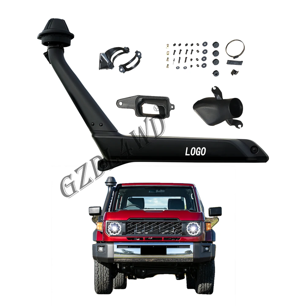 

Off-road Exterior Accessories Air Ram Intake Snorkel Kit For 2024 New Model Landcruiser 76 Series LC70 LC76 Troop Carrier
