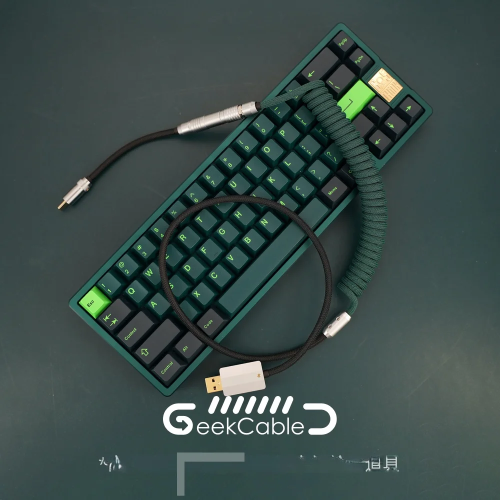 

GeekBable custom mechanical keyboard data cable GMK theme SP limited edition keycap cable sound wave in stock