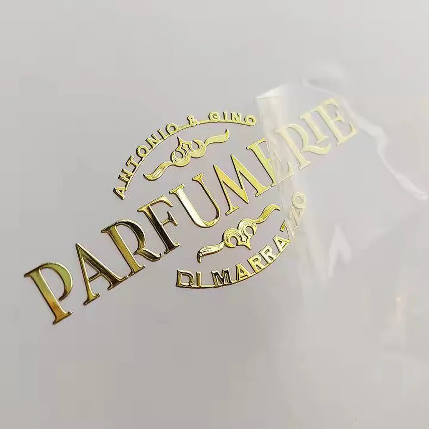 Custom Logo UV/3D Metal Stickers‌ - Gold/Silver/colorful Options Logo/Trademark/Wedding/Birthday/Gift Box/Cup/Bottle Labeling