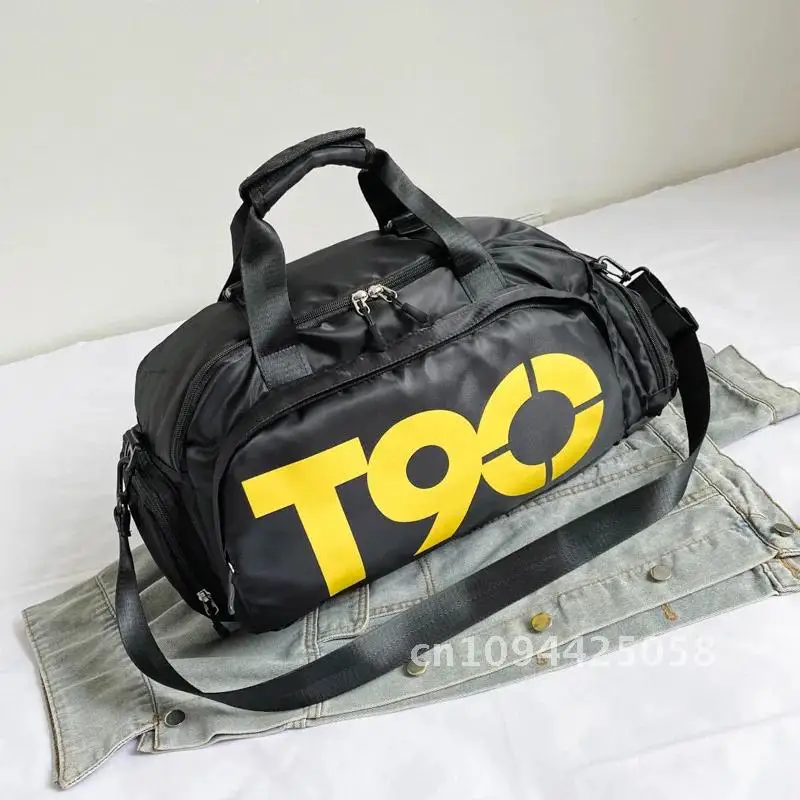 T90 Travel Duffle Gym Rucksack Damen Big Boston Gepäck Handtasche Sport Zug Fitness Schuh Mann Tasche Schulter Wochenende für Tote