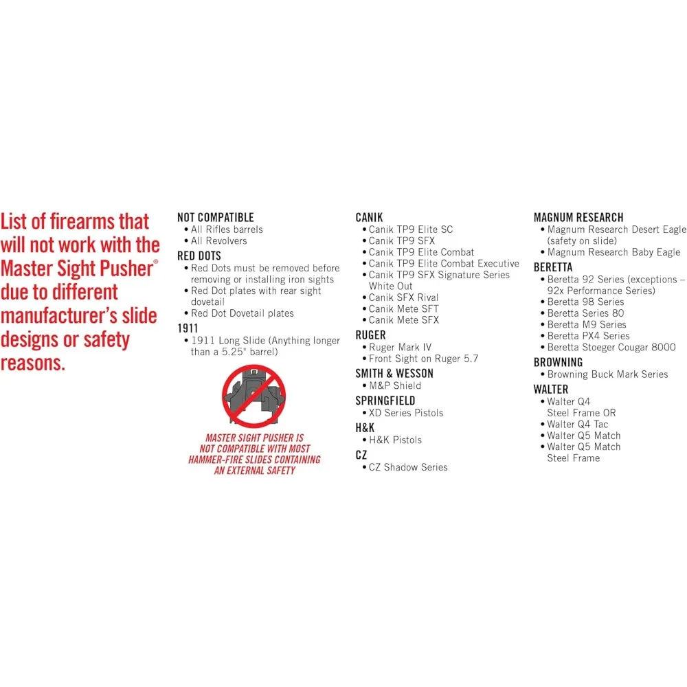 Master Gun Sight Pusher, серый/красный