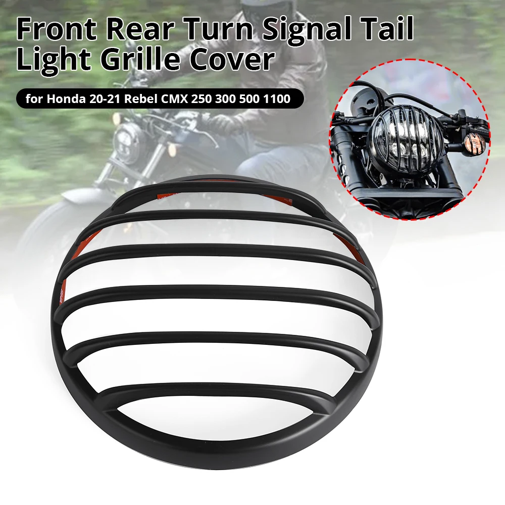 

Front Head Light Grill Cover for Honda Rebel CMX 250 300 500 1100 Headlight Lamp Protector Guard for CMX500 CMX1100 2020 2021