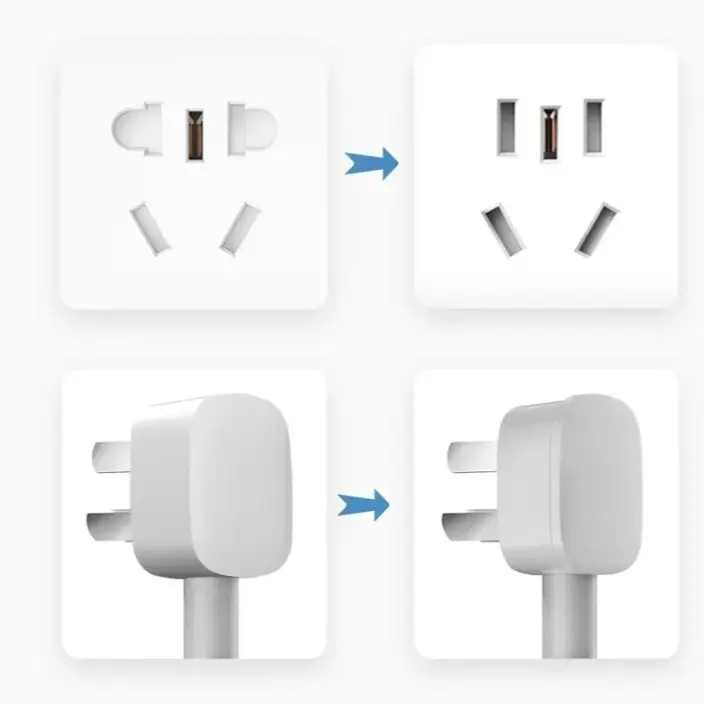 Xiaomi power strip With 3 USB Extension Socket Plug Fast Charging Power Multifunctional 10A 250V 2500W plug patch board