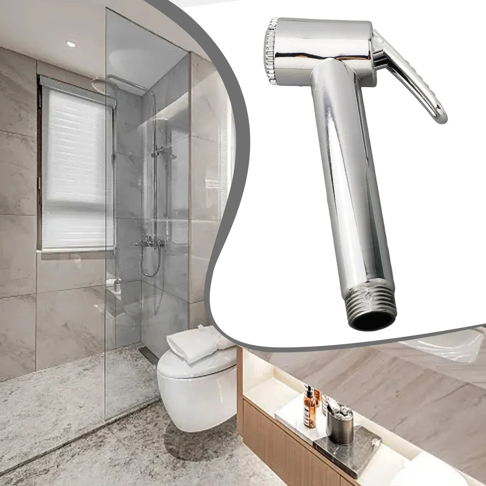 Multi-functional Bidet Spray Shattaf Shower Universal G 1/2 Connector 1PC Toilet Douche Bidet Head For Sanitary