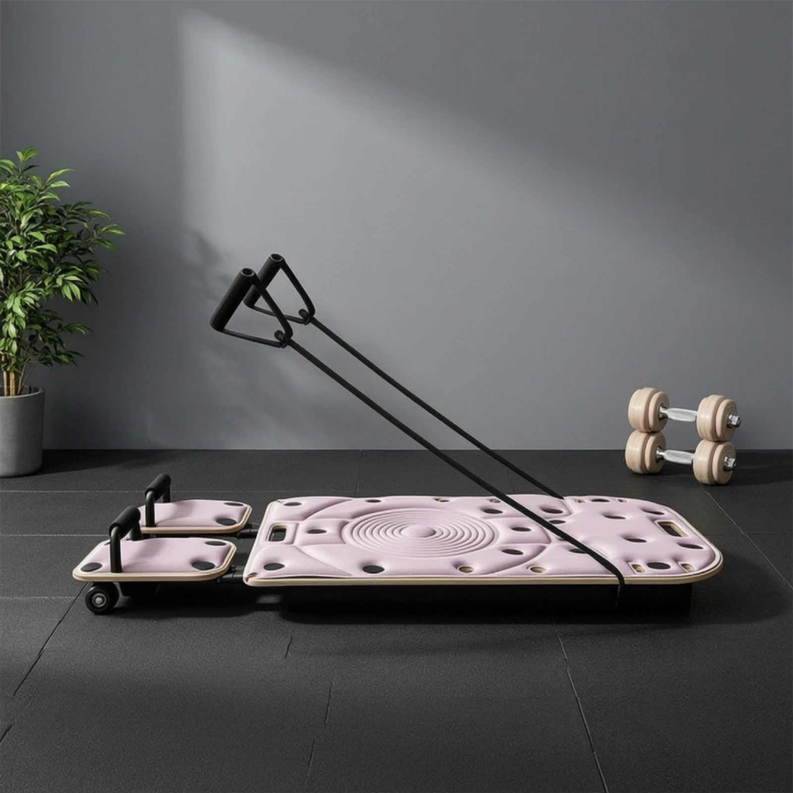 Реформер для пилатеса с эспанд – обзор и цена Home Gym Resistance Machine