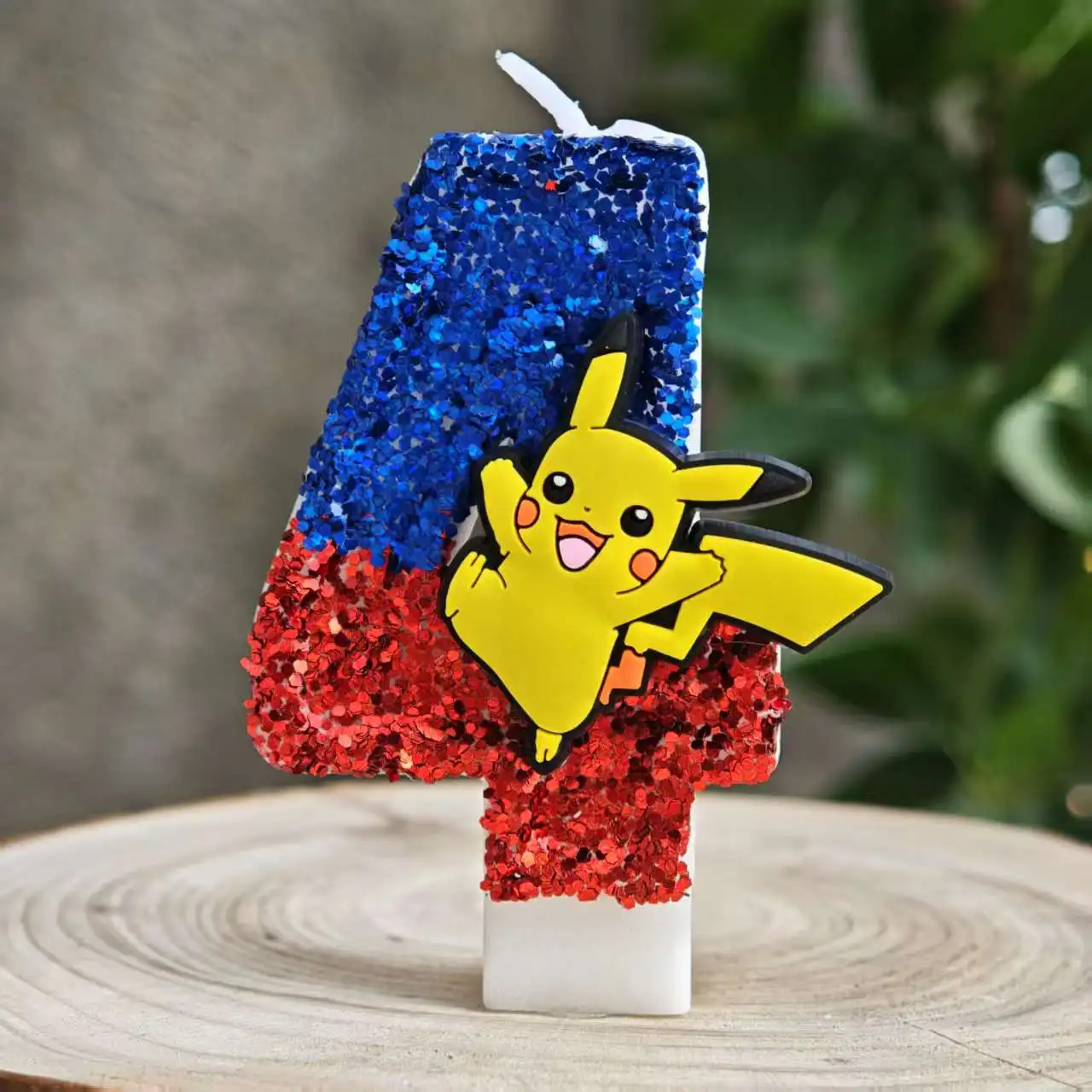 Kawaii Pokemon Themed Birthday  Candle Anime Cartoon Cake Topper Ornament For Kids Birthday Party Celebration  Decor Supplies view 6