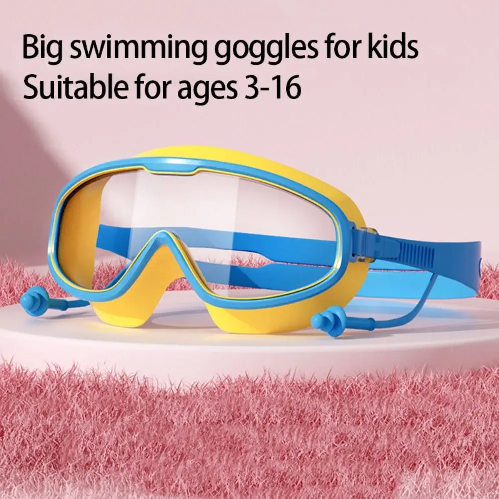 Lunettes de natation professionnelles réglables avec protection UV, lunettes d'entraînement de natation, lunettes de course dans l'eau en silicone HD, équipement de sport