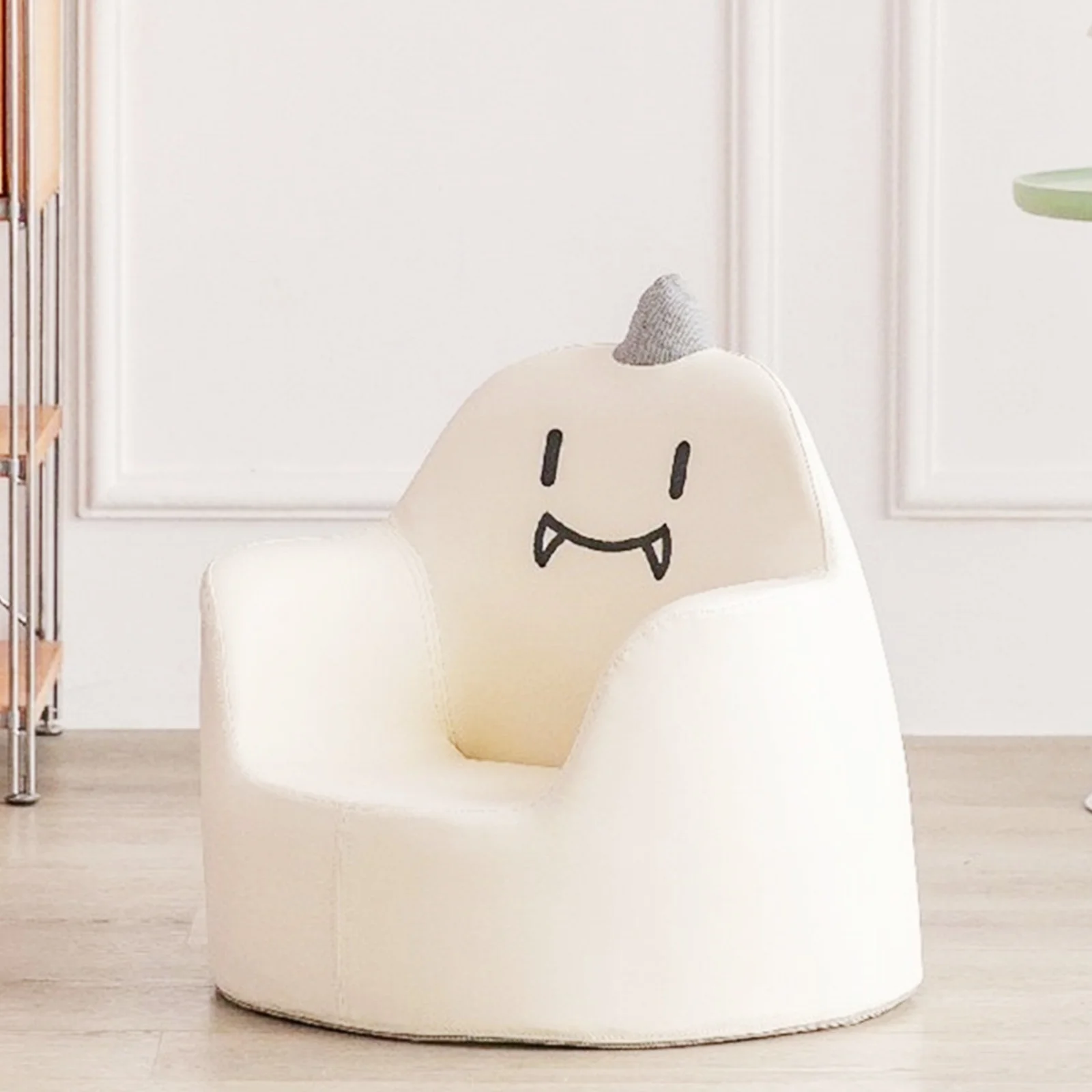 Single seat small sofa cute cartoon white rabbit sofa park reading seat leisure chair armchair