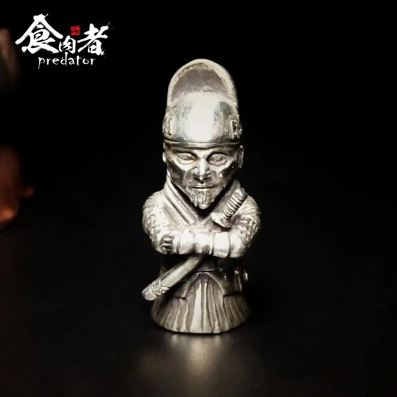 Xianruo ORI Chinese Style Royal Guards Knife Bead Martial Arts Metal Drop Pendant EDC DIY Accessories Hanging Camping Equipment