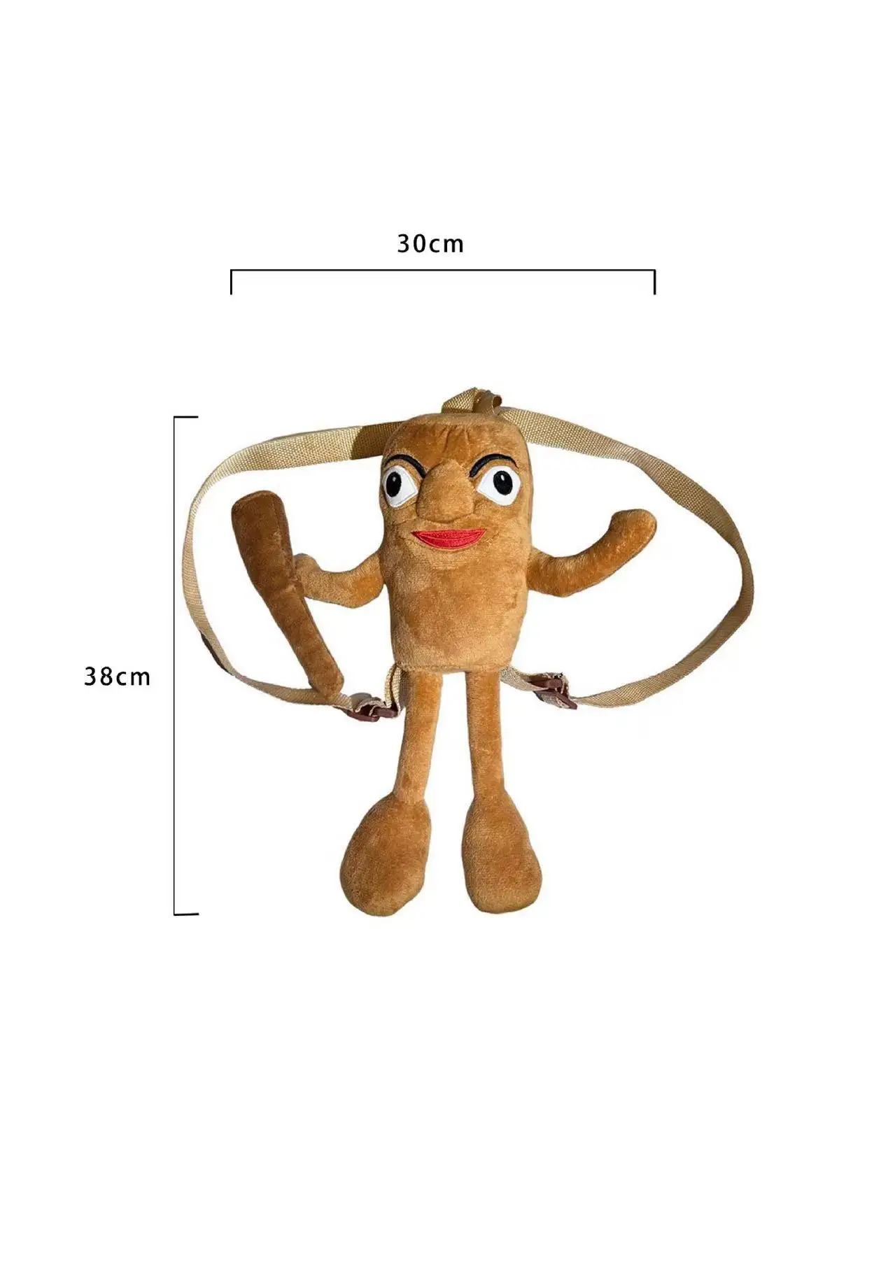 Tralalelo Tralala juguete de peluche Tungtung italiano Brainrot Al muñeco de peluche relleno suave mochila de felpa suministros