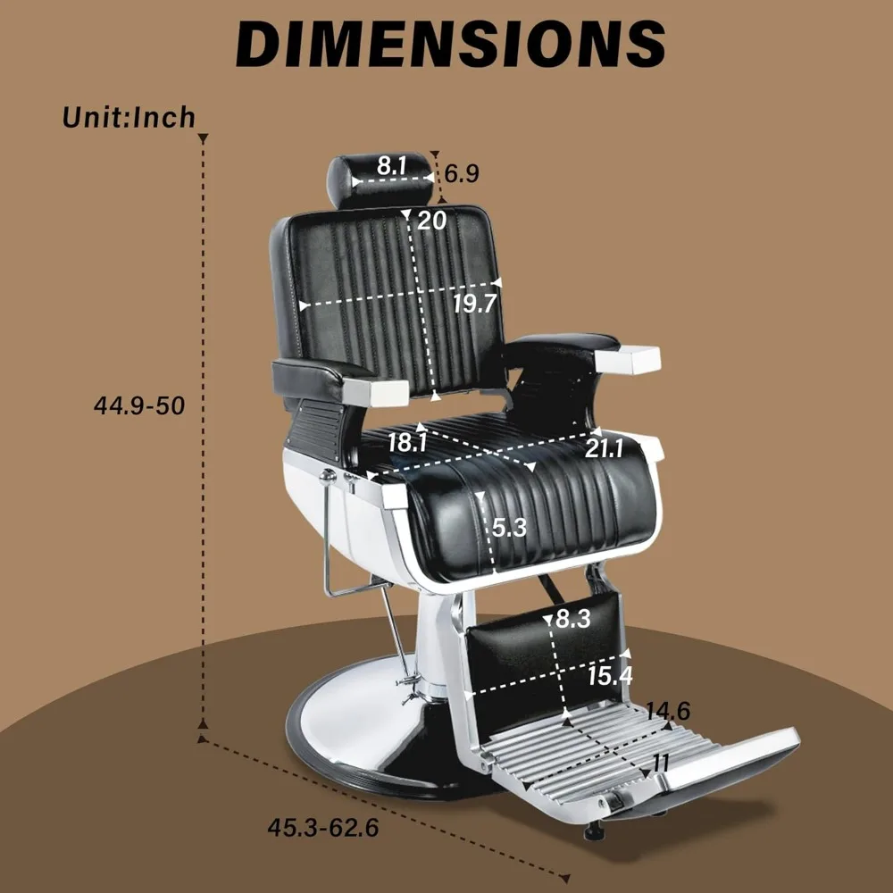 Hydraulic Salon Chair Heavy Duty Hair Stylist for Barber Chair Tattoo Beauty Equipment image 3