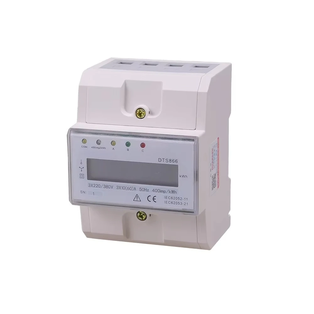 

DDM100TC 4P Three Phase kwh Meter Din Rail Modbus Energy Meter Remote Reading AMR Smart Communication RS485