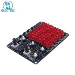 CHA-81 Follow Spot Lights LED Game Electronic Practice DIY Kit Various Blinking Effects Controllable Movement Direction Speed
