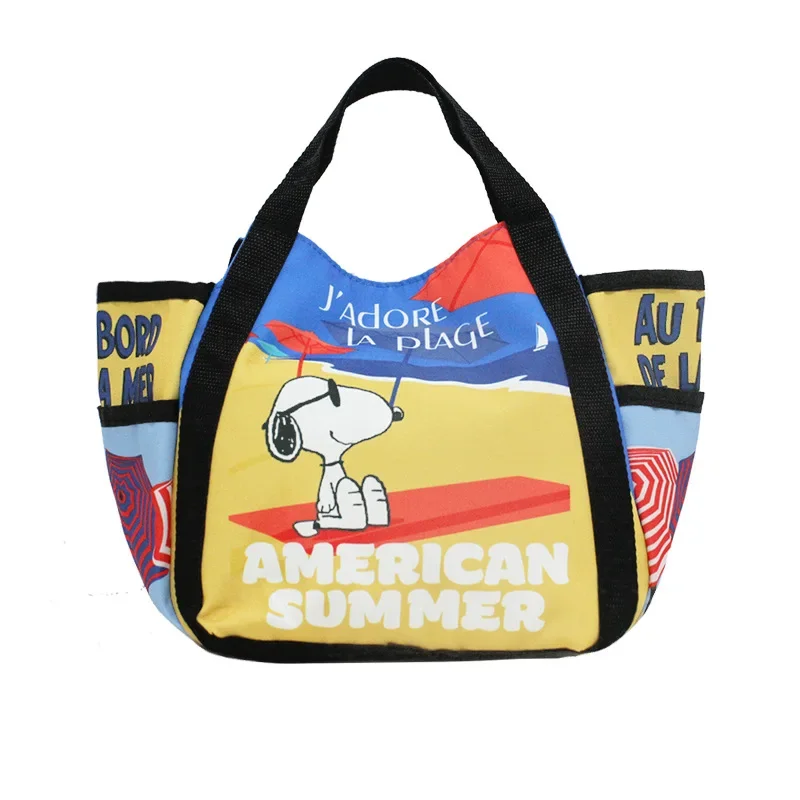 Cartoon Animation Snoopy Retro Series Tote Shopping Shopping Student Handbag Handbag Underarm Bag