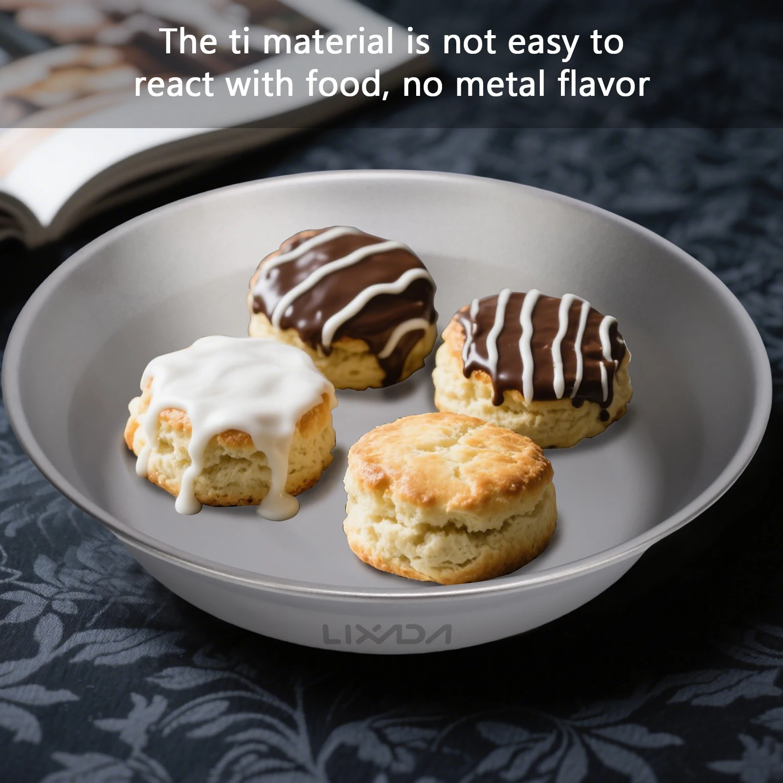 

2 шт. Ti походная тарелка 500 мл и 300 мл Ти-блюдо посуда уличная походная тарелка для кемпинга и пешего туризма