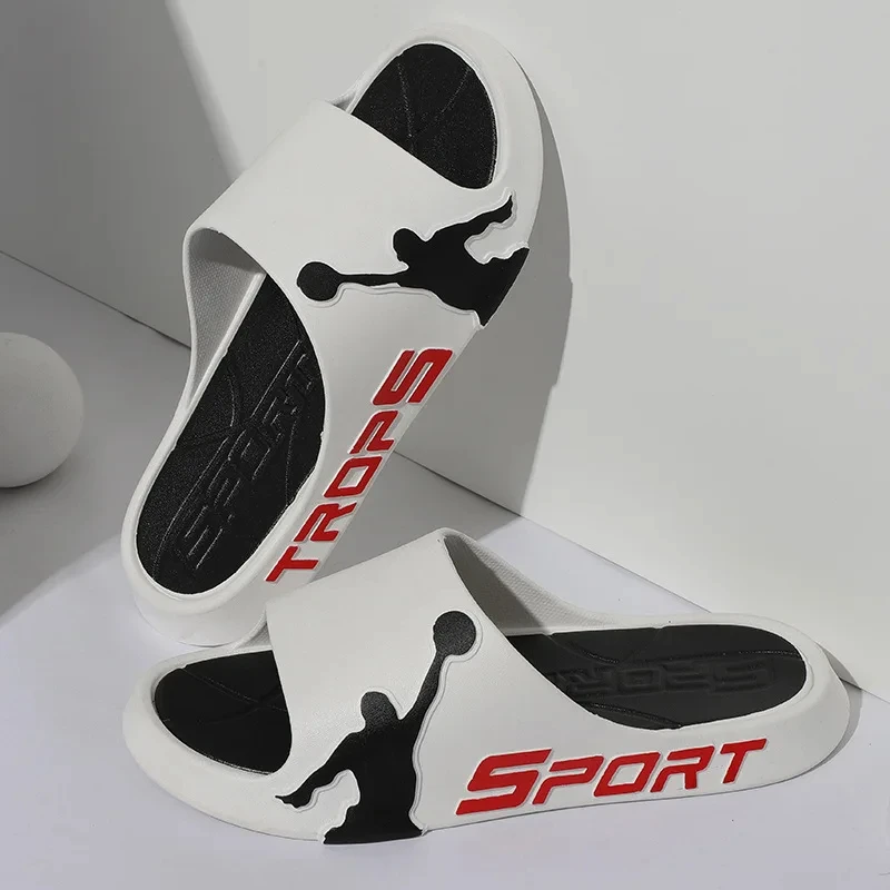 

Trend Men Slippers Soft Beach Slides Sandals Men Outdoor Sports Slippers Unisex Flip Flops Thick Sole Anti-slip Men Casual Shoes
