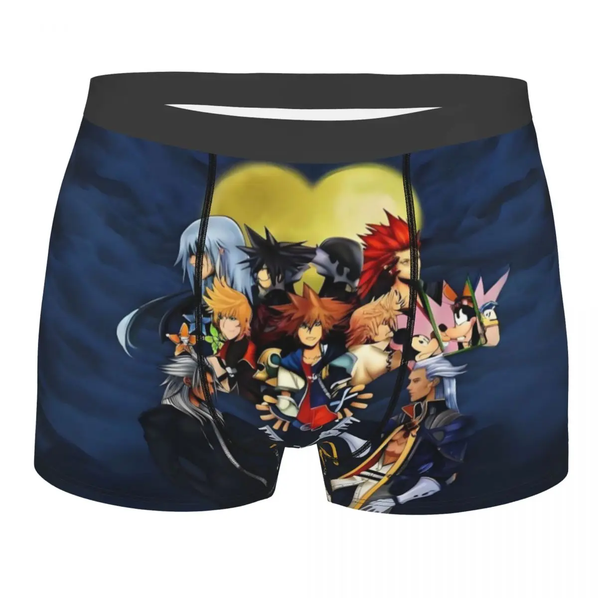 

Custom Latest Kingdom Hearts Cartoon Underwear Men Print Anime Game Cute Boxer Shorts Panties Briefs Soft Underpants