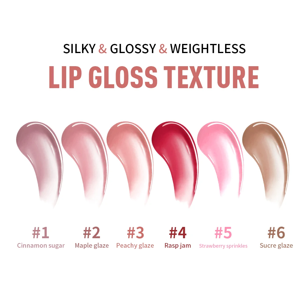 ลิปกลอสเนื้อเจล ลิปบาล์มบำรุงริมฝีปาก ช่วยฟื้นฟูและบำรุง ให้ความชุ่มชื้นยาวนาน ลิปเจลเนื้อฉ่ำวาว บำรุงริมฝีปาก ลิปสติกแบบมีสี