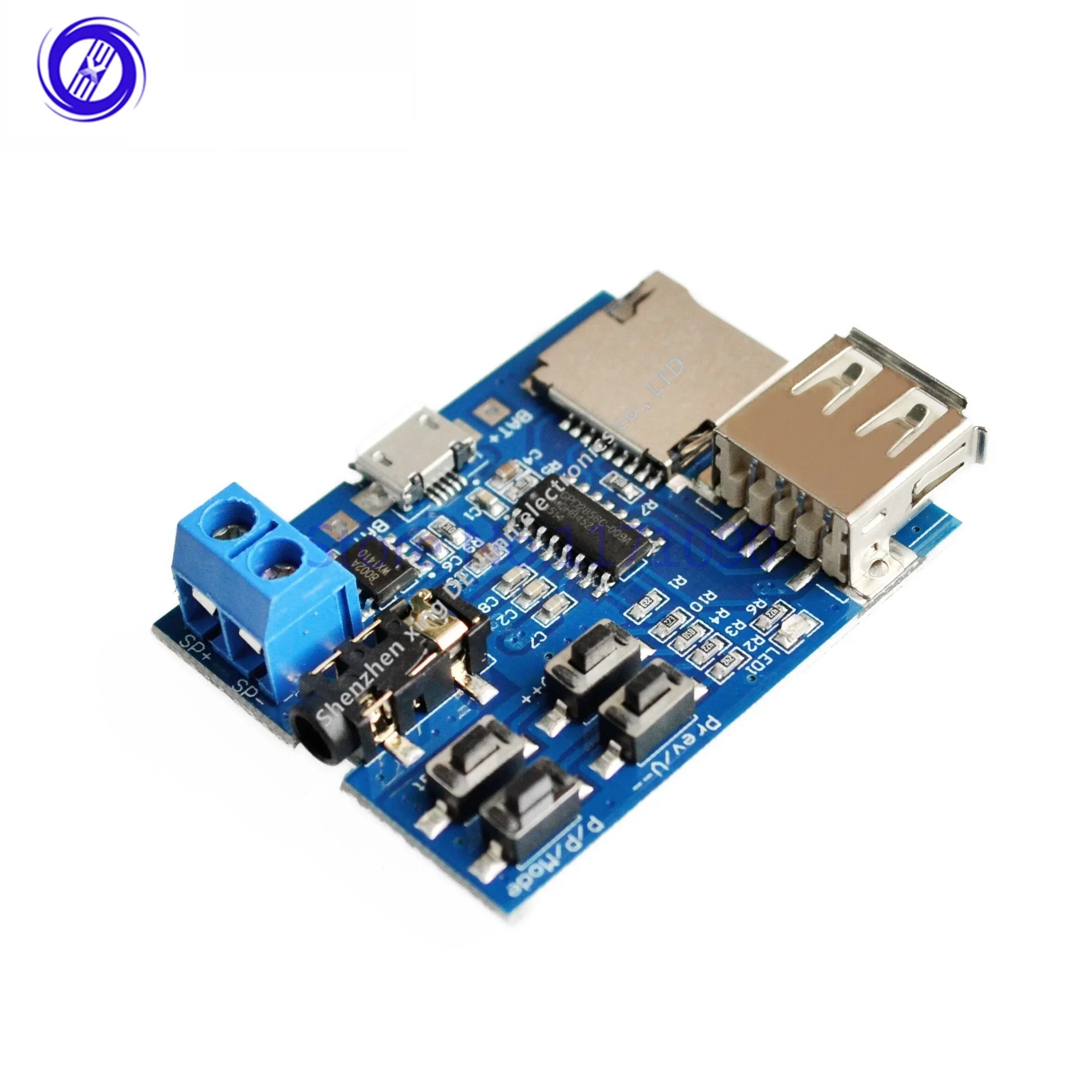 TF card U disk MP3 Format decoder board module amplifier decoding audio Player