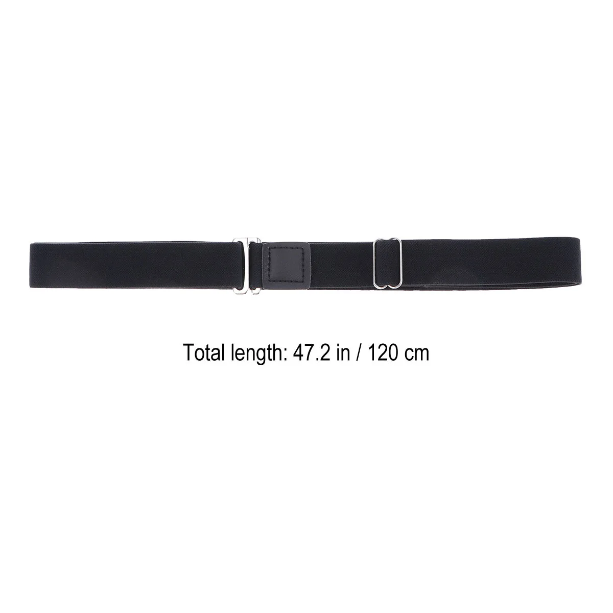 

2Pcs Shirt Stay Belt Adjustable Non Elastic Wrinkle Resistant Comfortable for Men Women Unisex Shirt Lock Belt Black