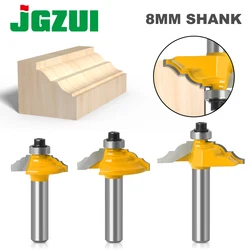 Table Edge Router Bit - French Baroque 8mm Shank Line Router Bits Woodworking Cutter Tenon Cutter for Woodworking Tools