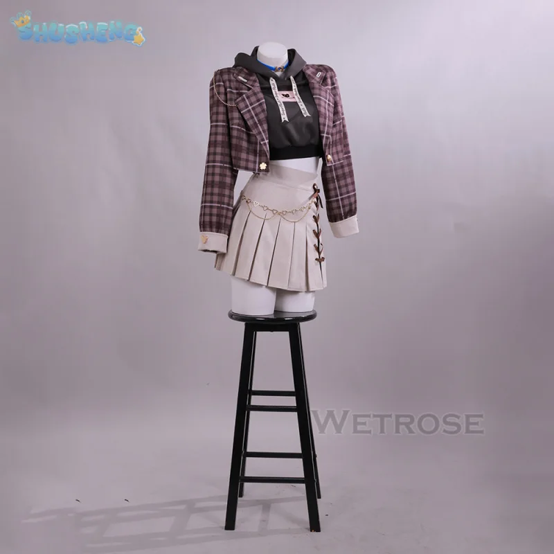 

Sakura Miko elite JP Cosplay Costume Anime Hololive women Coat hoodie skirt socks Halloween carnival girl sweet JK uniform