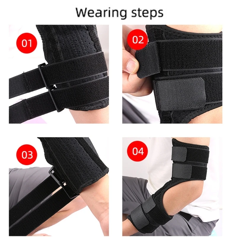 Elbow Splint for Cubital Tunnel Elbow Support Fits for Men Women Left Right Arm Dropship