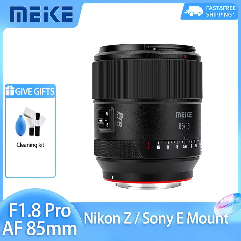 

Meike 85mm F1.8 Pro Full Frame Auto Focus Large Aperture STM Lens for Sony E A7III Nikon Z Z6 Fujifilm X Mount Cameras