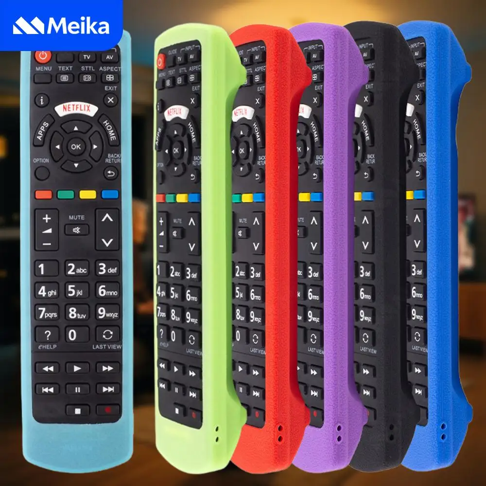 Silicone Protective Case for Panasonic TV Remote RM-L1268 L1378VL1268V Shockproof Anti-Slip Controller Cover