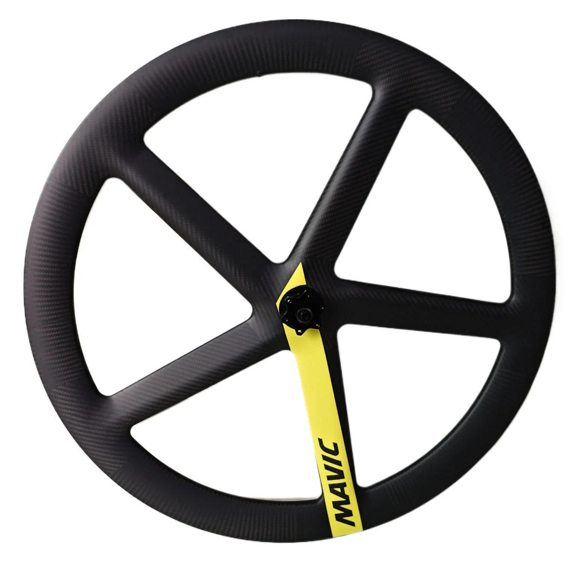 

New Five Spokes Carbon Wheels 700C Track/Fixed Gear/Road Bike Wheelset Disc / Rim Brake 25mm Wide Tubular 5 Spokes Wheels