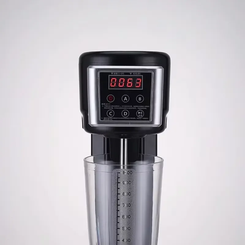 Commercial Stainless Steel Milkshake Mixer Automatic Bubble Tea Coffee Shop Blender Heavy Duty Household Drink Mixing Machine