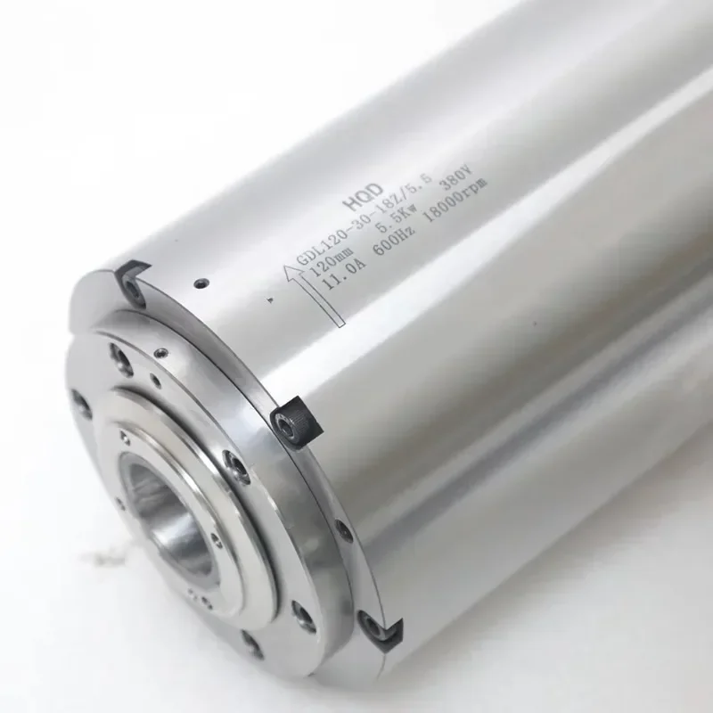 5.5KW Water Cooling Atc Spindle Motor BT30 120MM for Cnc Machine HQD