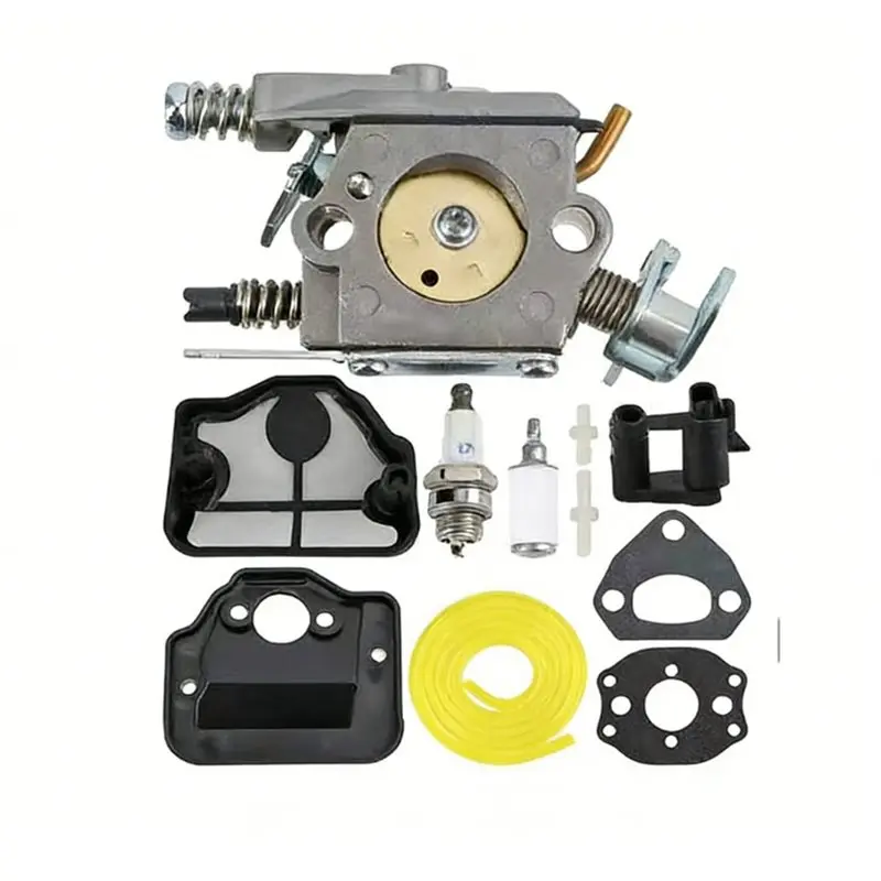 

【ЭФФЕКТИВНЫЙ】Комплект для замены карбюратора для бензопил Poulan - заменяет 530019172, 530035330, 530035382, 530035424, 530035478