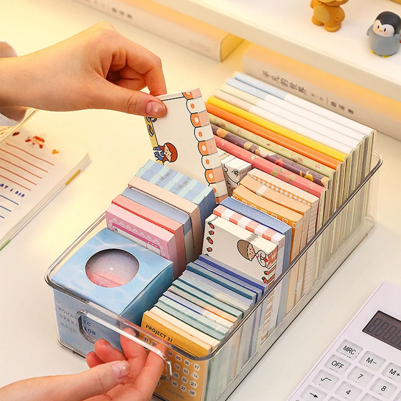 Acrylic Storage Box Desktop Cosmetics Transparent Plastic Box Dormitory Household Facial Mask Skin Box Refrigerator Storage Box image 6