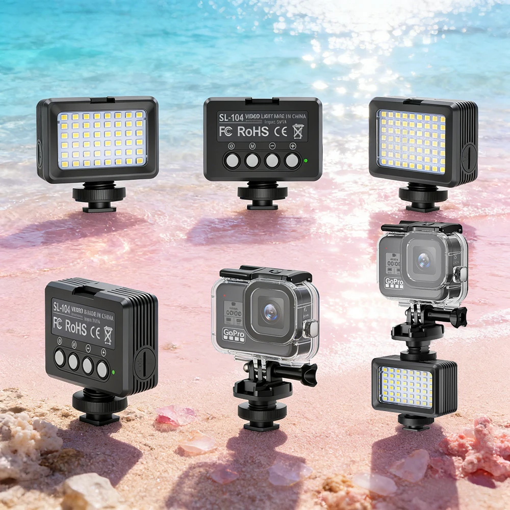 

Diving photography fill light 40m waterproof suitable for camera water and land photography diving fill light with Gopro interfa