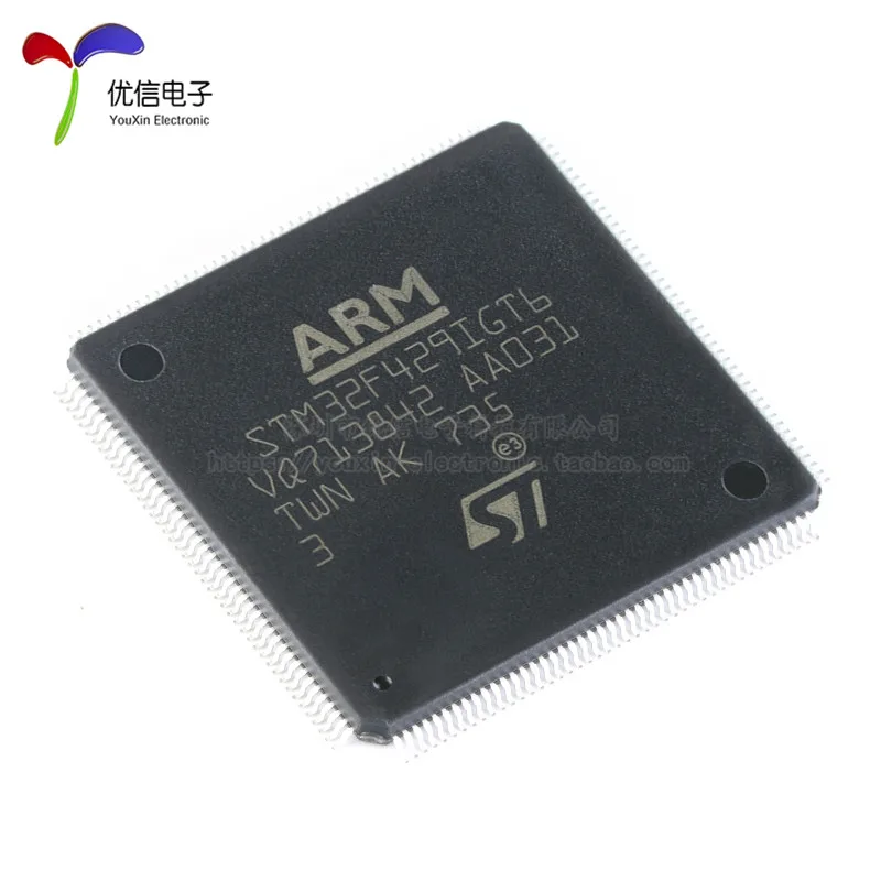 Free shipping  STM32F429IGT6 LQFP-176 ARM Cortex-M4 32MCU     10PCS