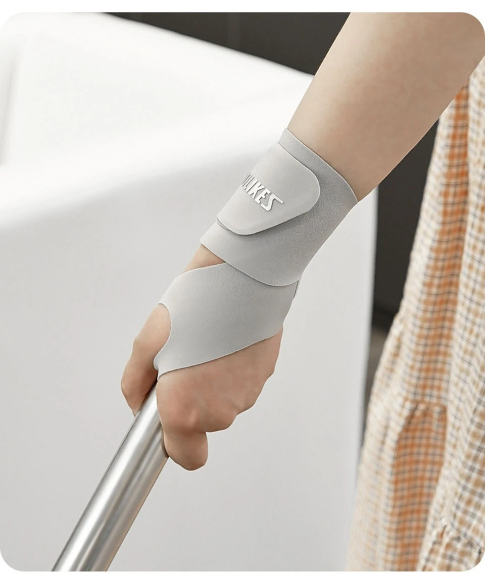 AOLIKES Ultradünne und weiche Handgelenkbandage für Männer und Frauen, verstellbare Handgelenkstütze für Basketball, Tennis, Badminton – Detail 15