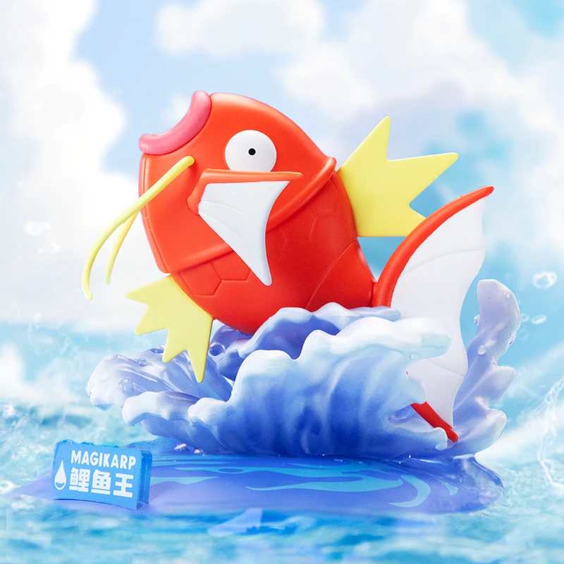 Anime Pokemon Action Figures Magikarp Gyarados Doll Funism Genuine Original Desktop ornaments Model Toy Children's Birthday Gift