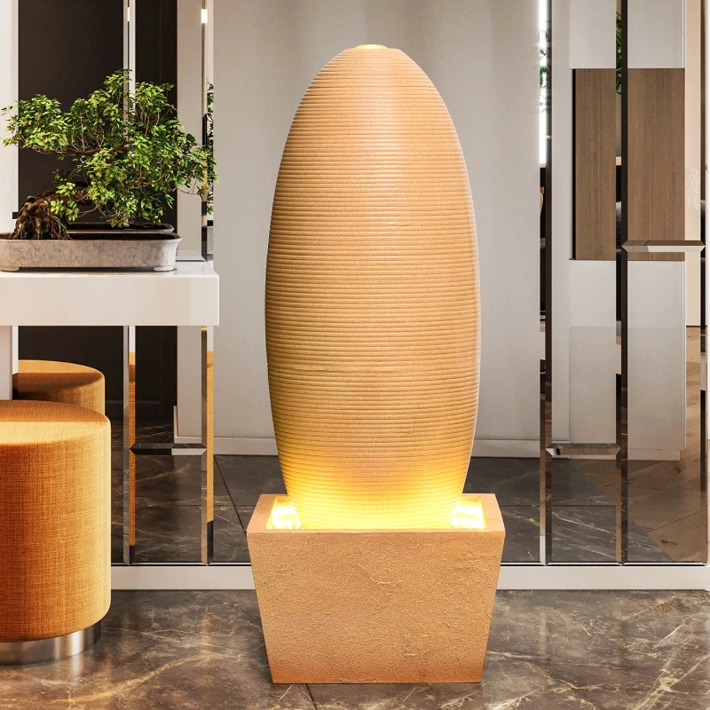 Lucky Fegg Indoor FountainSitting Room Ground Indoor FountainWater Fountains Home Decor Фигурки В Миниатюрах ZY50XBJ