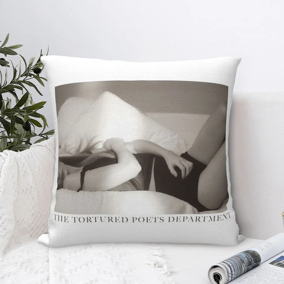 The Tortured Poets Department TTPD Swifties Pillow Case Cushion Cover Customized Decorative Pillowcase for Seat 18