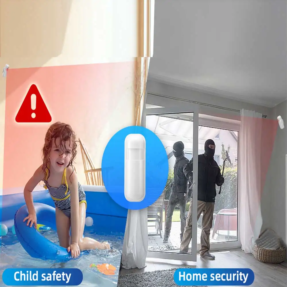 Wireless Infrared Motion Detector 433MHz EV1527 for Home Alarm System PIR Motion Sensor Detector