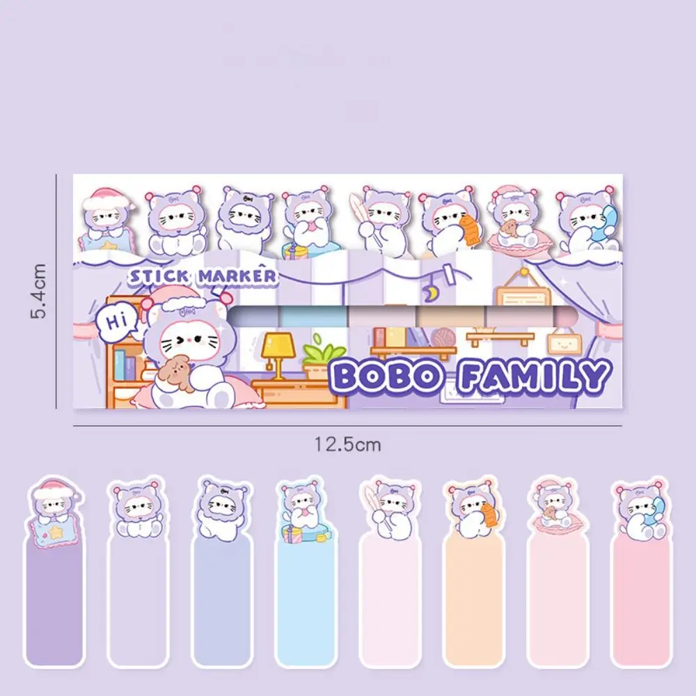 

Cute Cartoon Capybara Index Sticky Book Annotations School Supplies Writable Page Marker Sticker Paper Self Adhesive
